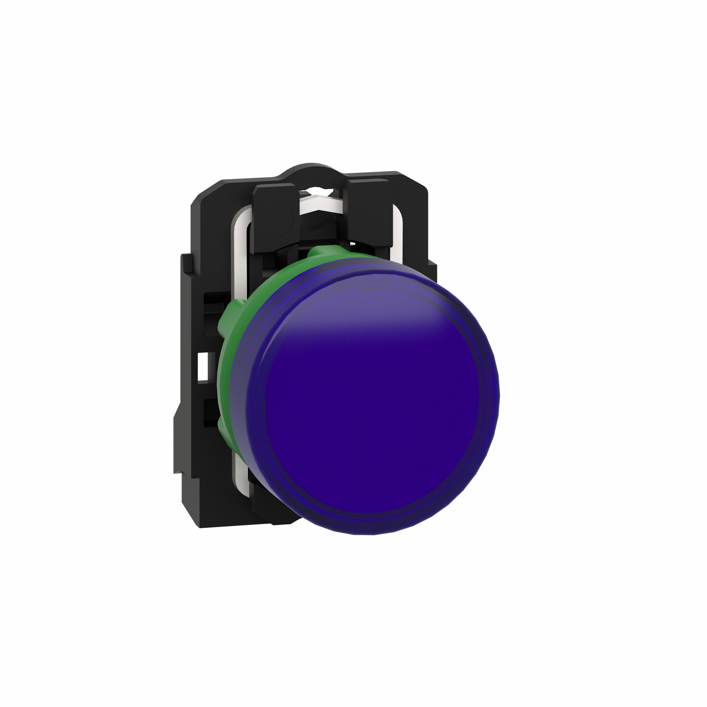 Schneider Electric-XB5AVB6-Harmony XB5 - voyant lumineux DEL - Ø22 - bleu - 24V - vis étrier