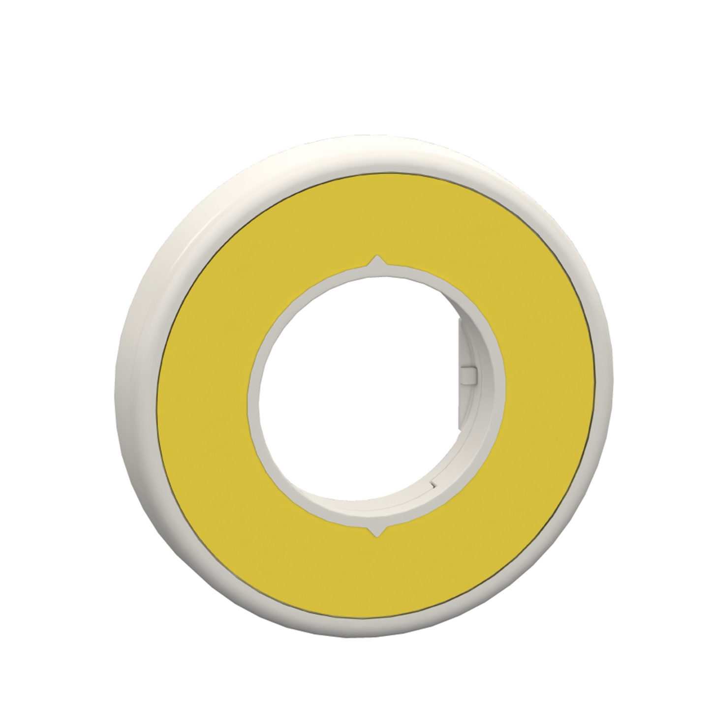 Schneider Electric-ZBY9W2B101-Harmony - étiquette lumineuse rouge - Ø60 - fond jaune - 24V