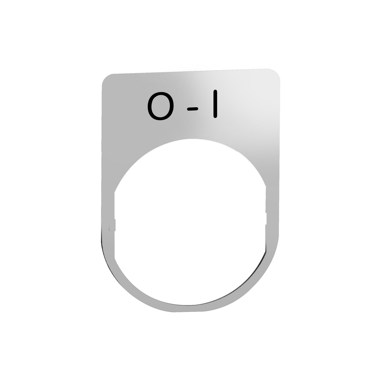 Schneider Electric-ZBYM2178-box of 10 *  Etiquette 30x40 métal marquée