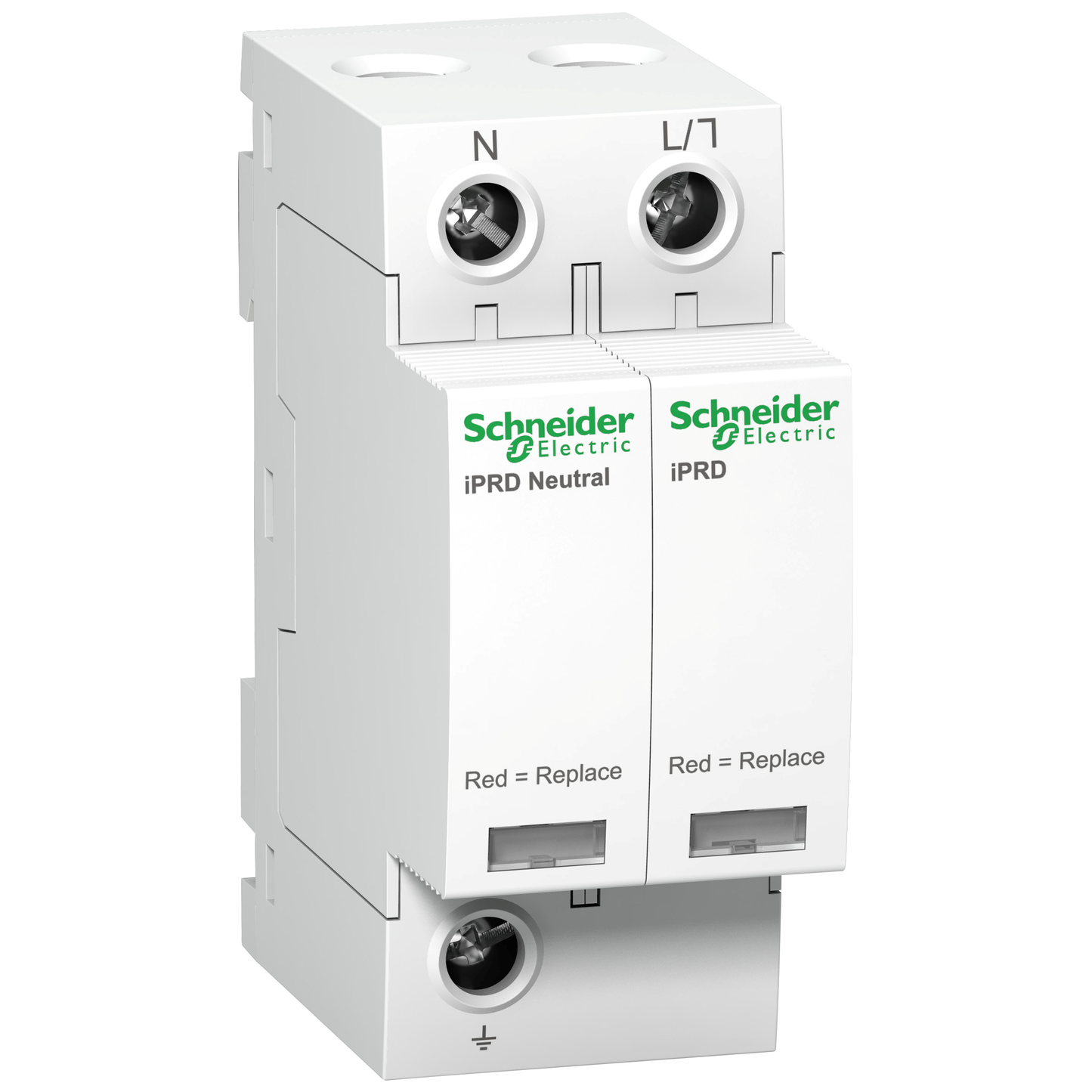 Schneider Electric-A9L08501-Acti9 - Parafoudre iPRD - 8r - 8kA - 350V - 1PN avec report de signalisation