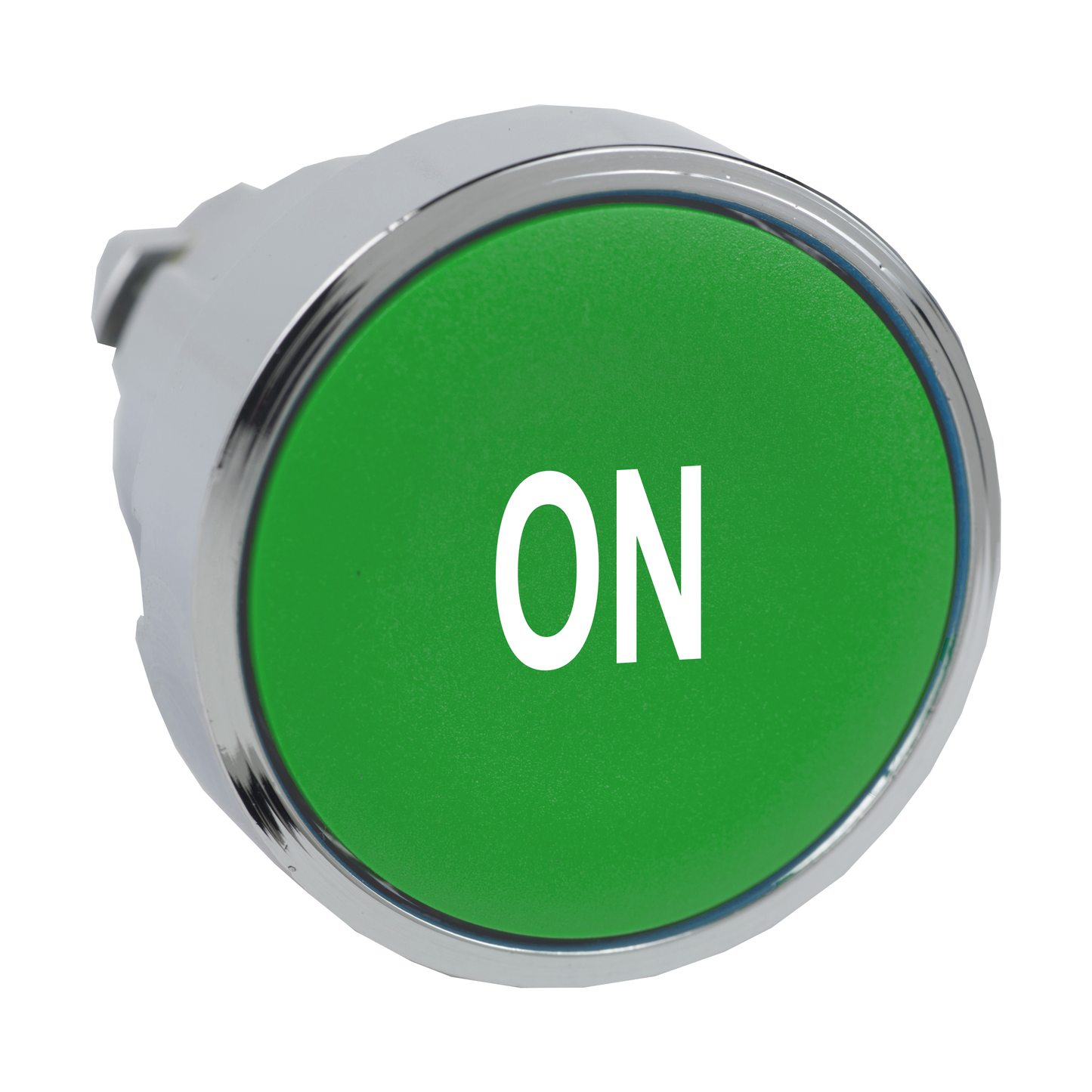 Schneider Electric-ZB4BA341-Harmony XB4 - tête bouton poussoir - affleurant - Ø22 - vert - texte 'ON'