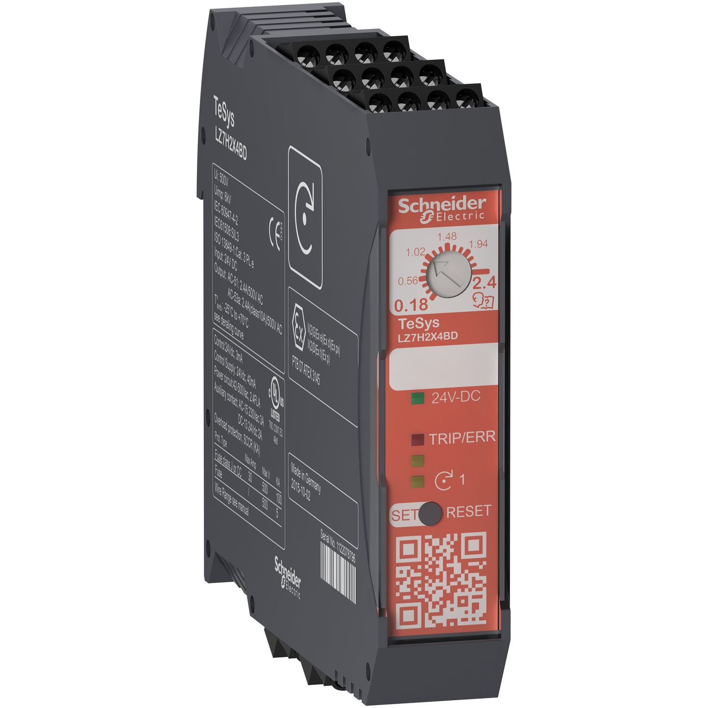 Schneider Electric-LZ7H2X4BD-TeSys H - démarreur hybride - 1 sens - 0,75kW 400V - commande 24Vcc