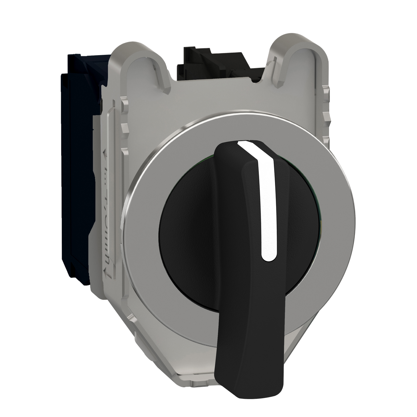 Schneider Electric-XB4FJ53-Harmony XB4 - bouton tournant crosse - flush - 3 pos rap C - noir - 2F