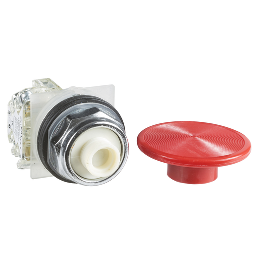 Schneider Electric-9001KR25RH13-Harmony 9001K - bouton-pous. - Ø30 - rouge - coup-de-poing Ø57