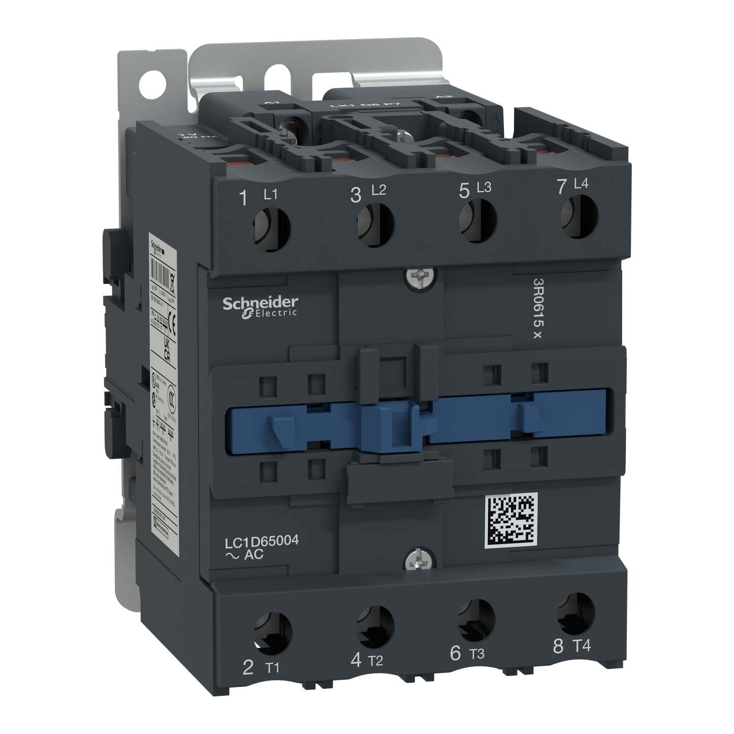 Schneider Electric-LC1D65004P7S335-TeSys D - contacteur EN60335 - 4P (4NO) + 1NO + 1NF - AC1 80A - 230Vca