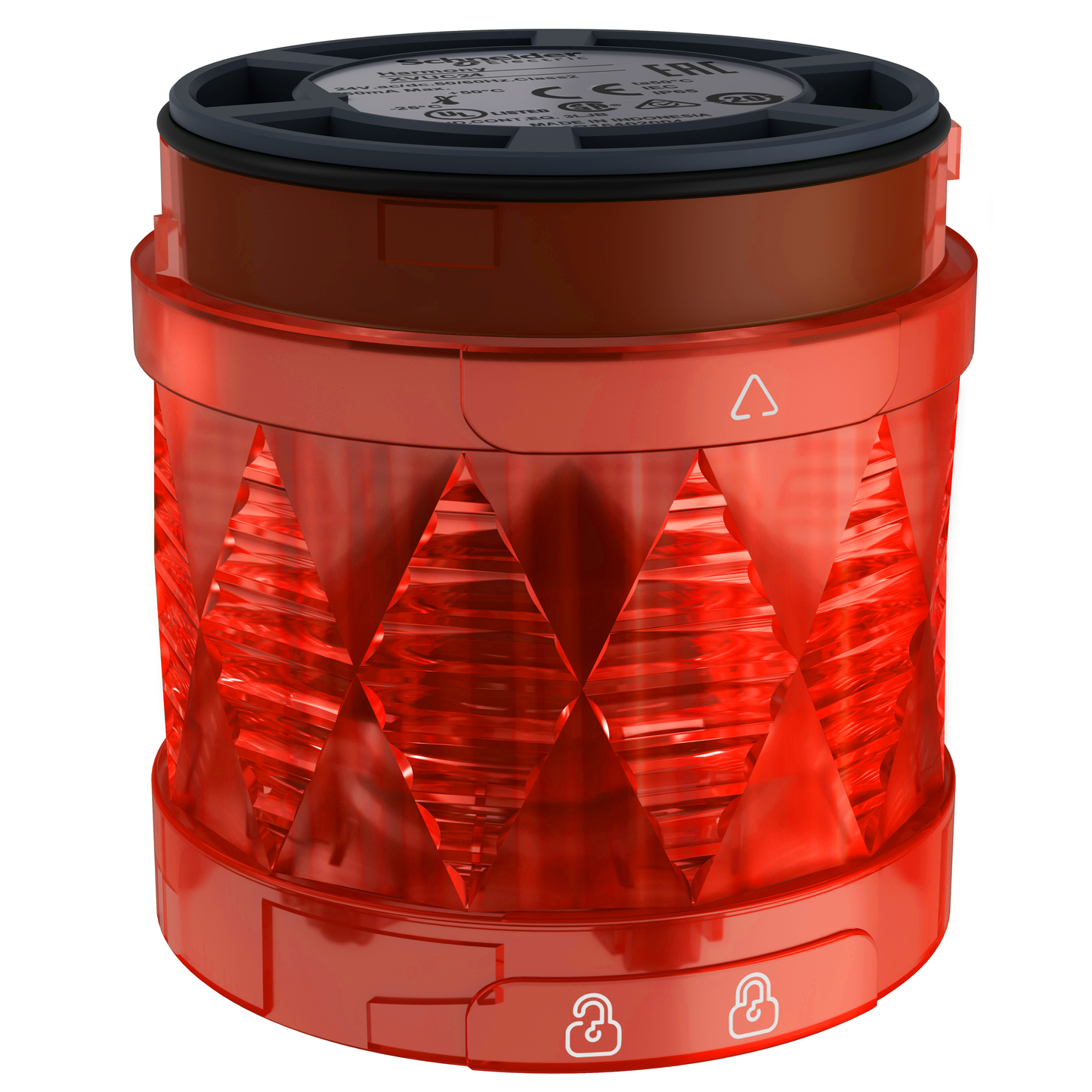 Schneider Electric-XVUC24-Harmony XVU - élément lumineux Ø60 - DEL - fixe - 24VDC - rouge