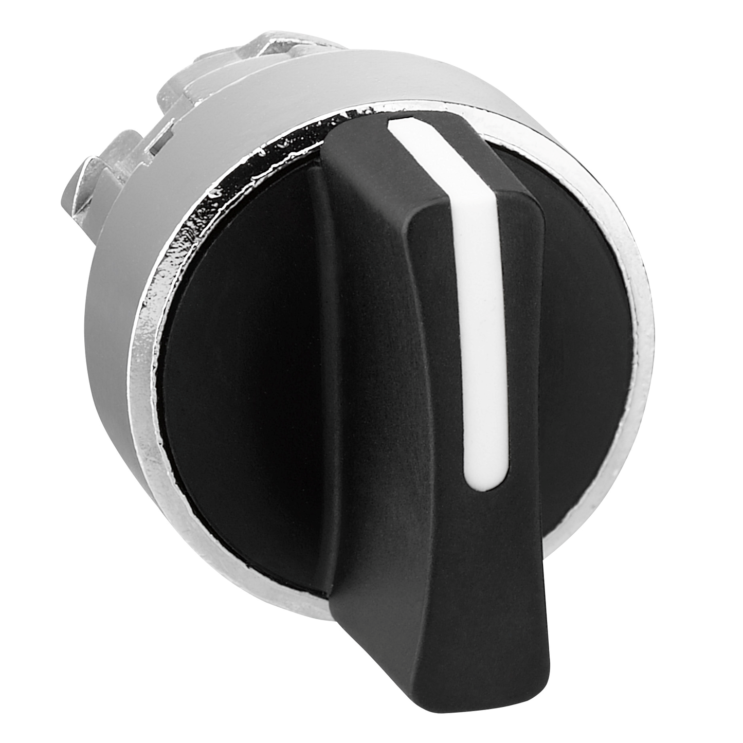 Schneider Electric-ZB4BD7-Harmony XB4 - tête bouton tournant à manette - Ø22 - 3 pos rap de G au C - noir