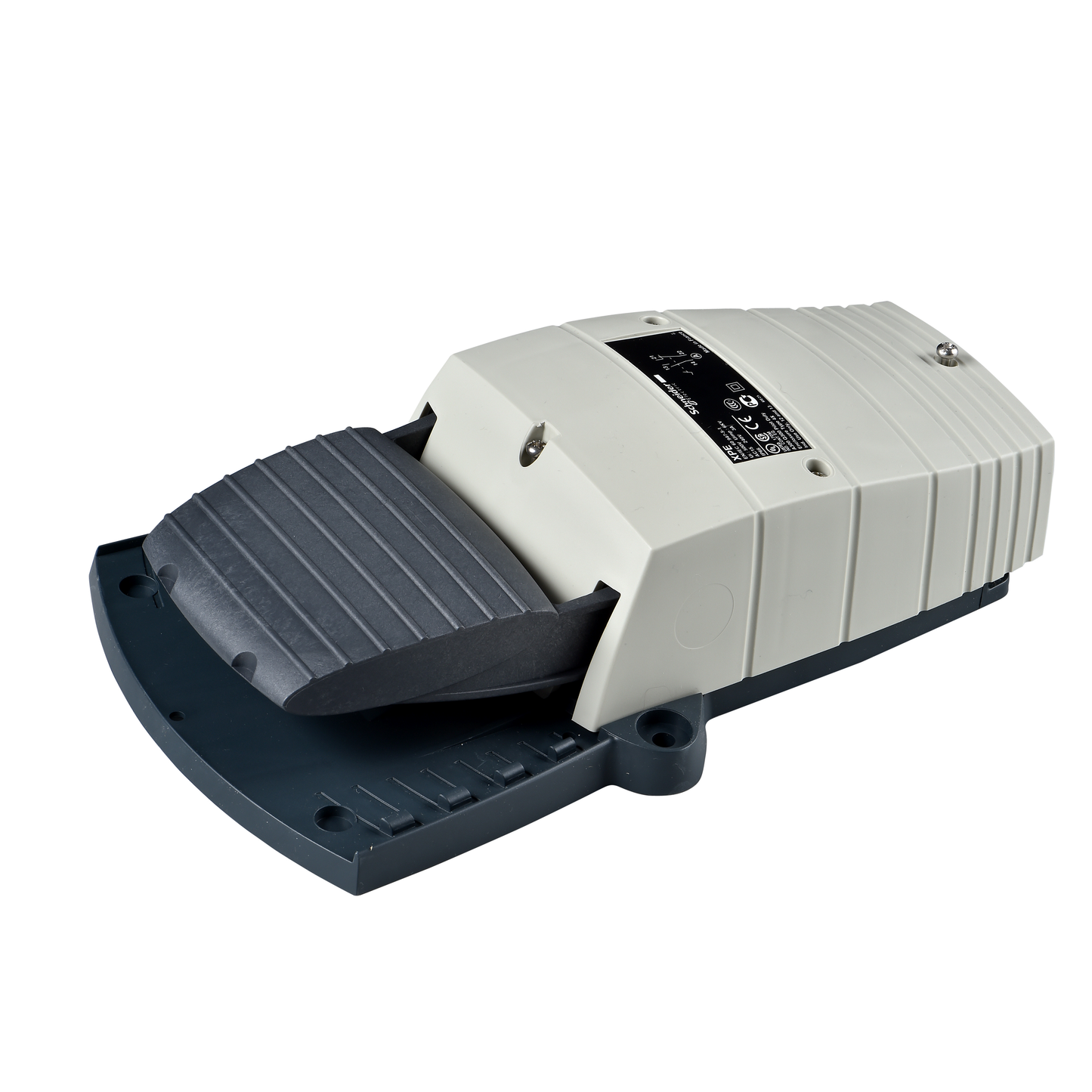 Schneider Electric-XPEG110-Preventa XPEG - inter. à pied - simple - sans capot - plast.- gris - 1O+1F
