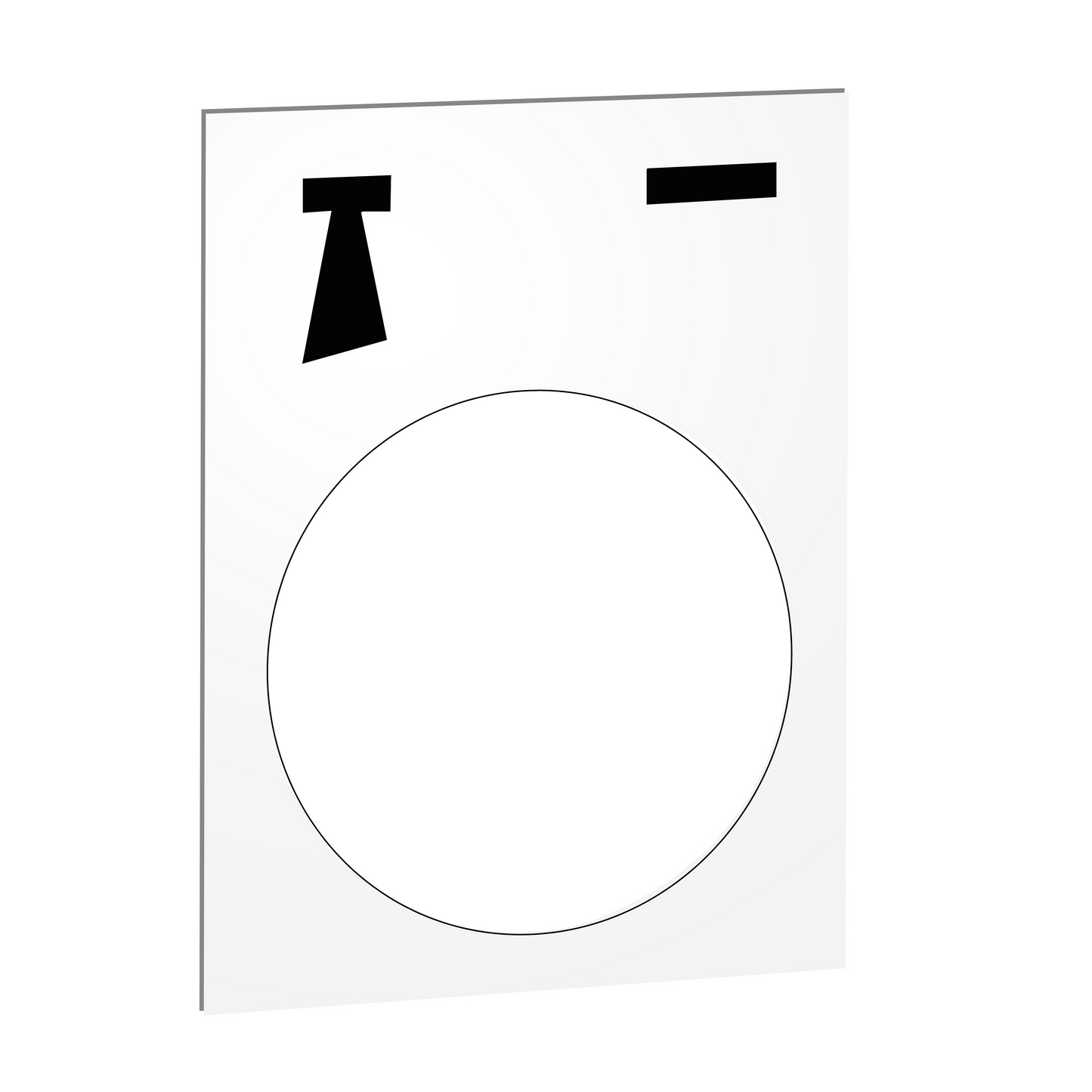 Schneider Electric-ZB2BY4935-ETIQ 30X40MM BLC Alarme-Marche