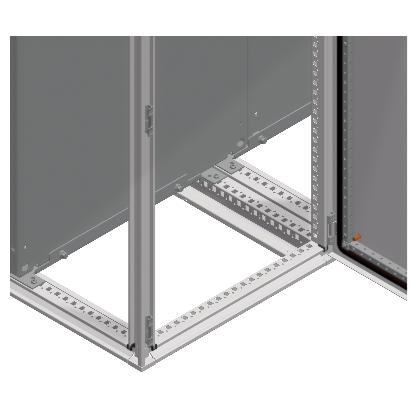 Schneider Electric-NSYSMPSE10-PanelSeT Accessoires - 2 guides - montage latéral - châssis L1000