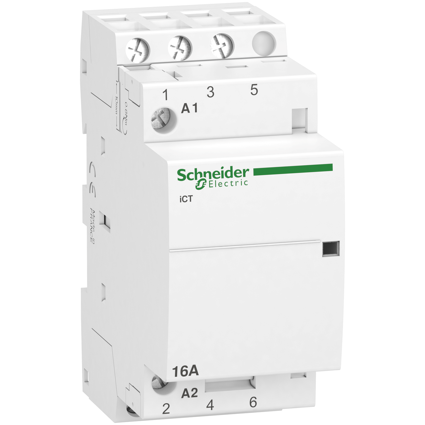 Schneider Electric-A9C22813-Acti9 iCT - Contacteur auxiliarisable - 3P - 16A - 3NO - 230/240Vca - 50Hz