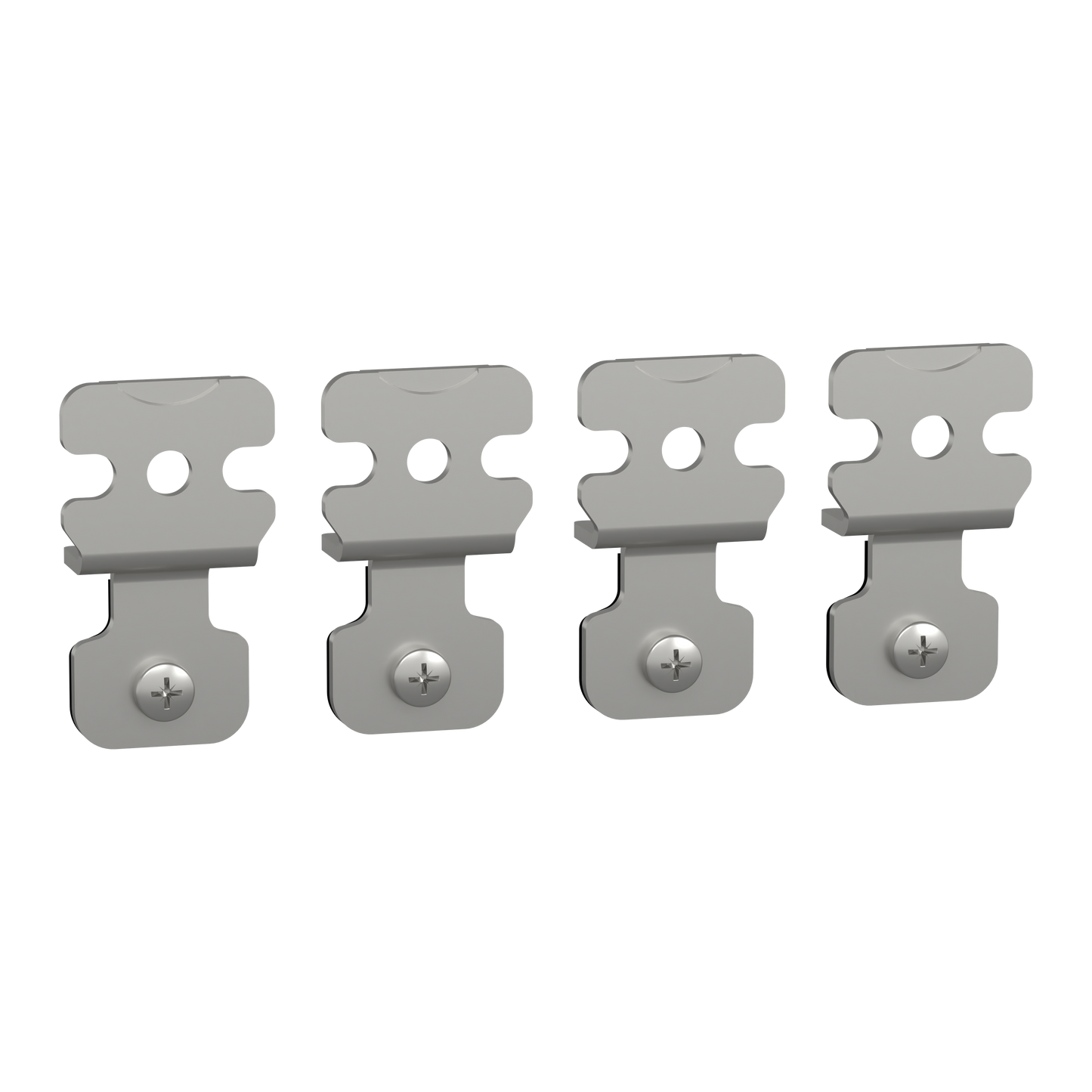 Schneider Electric-NSYPFCX-PanelSeT SFN Accessoires - 4 pattes de fixation murale inox 304 - pr coffret S3X