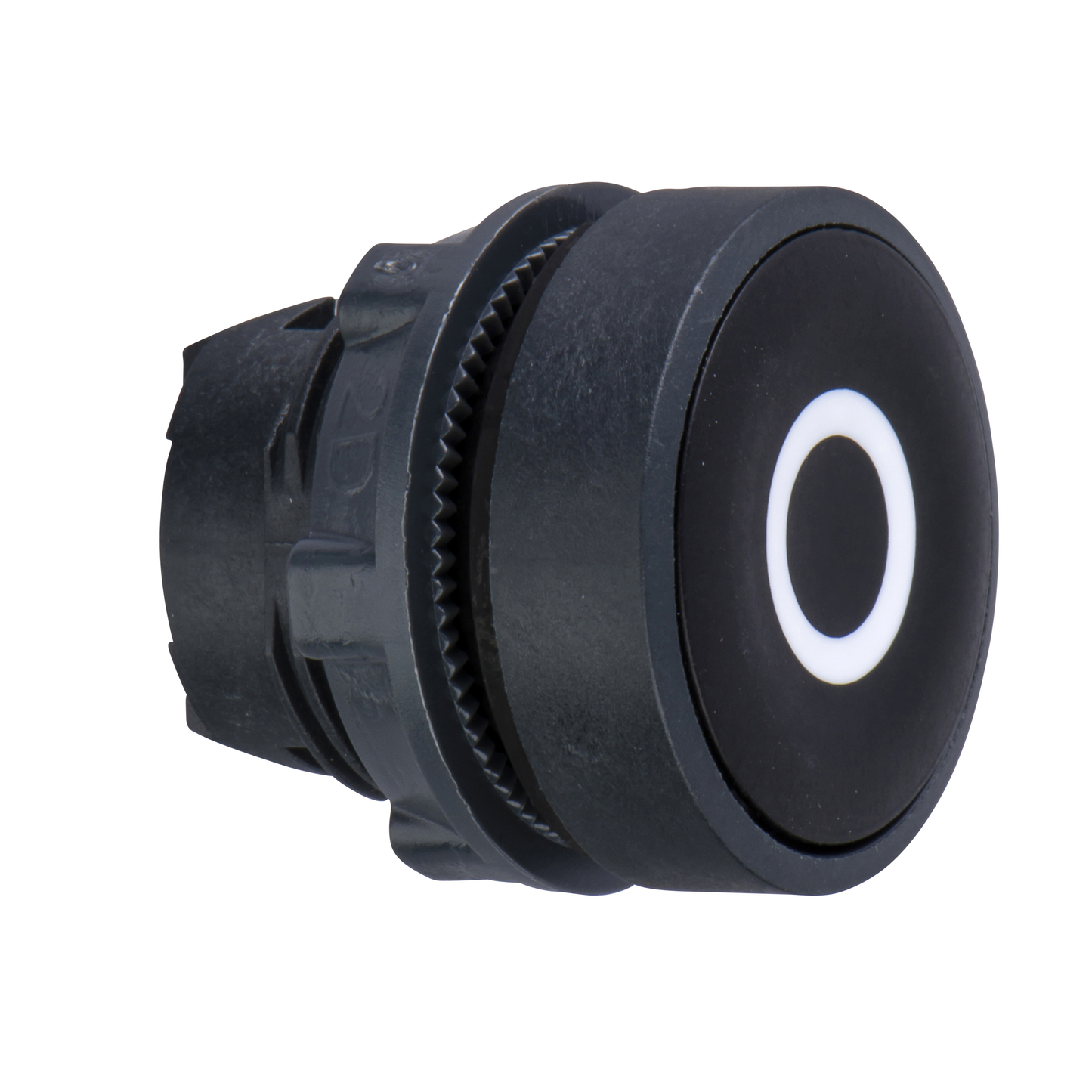 Schneider Electric-ZB5AA232-Harmony XB5 - tête bouton poussoir - affleurant - Ø22 - noir - texte 'O'