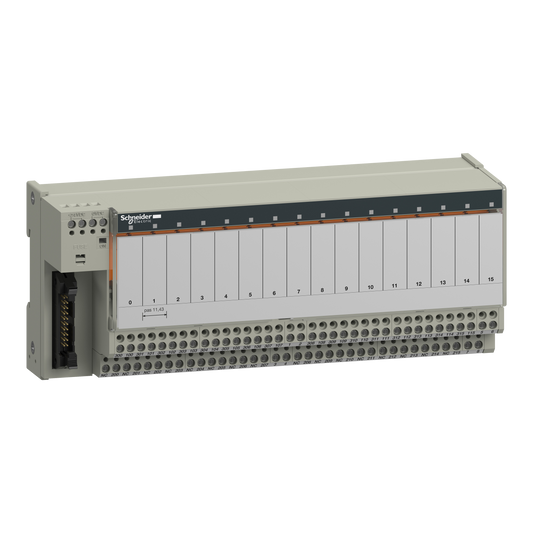 Schneider Electric-ABE7R16T230-Telfast ABE7 - embase - relais embrochable - 16 voies - relais 10mm