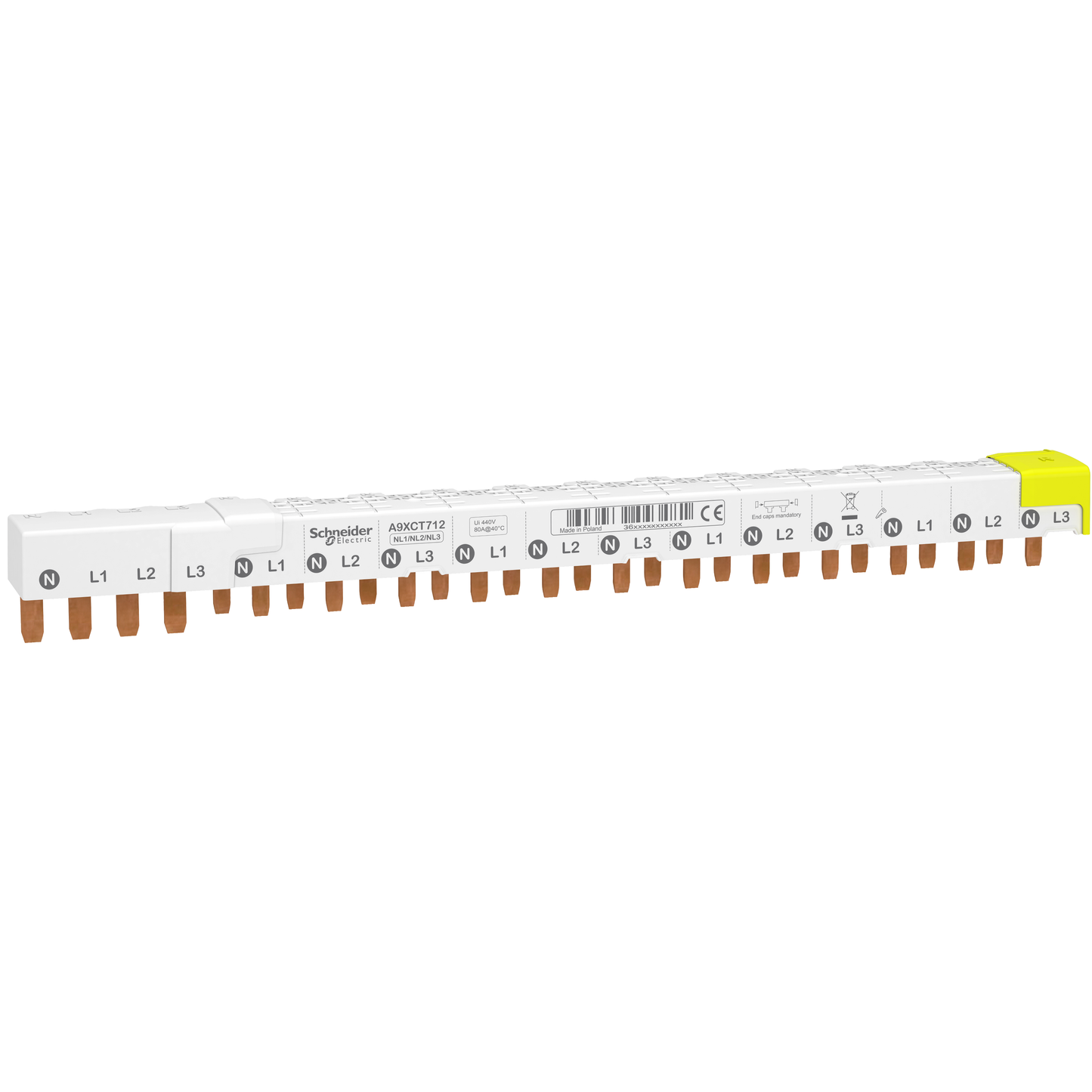 Schneider Electric-A9XCT712-box of 12 *  IDT40 peigne 3PN - 18m pour CT
