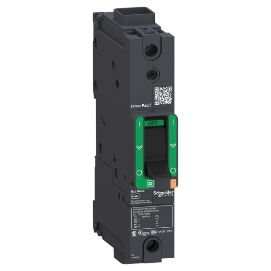 Schneider Electric-BDF16020-PowerPact B - disjoncteur BD - 18kA 347V - TM20D - 1P - cosse