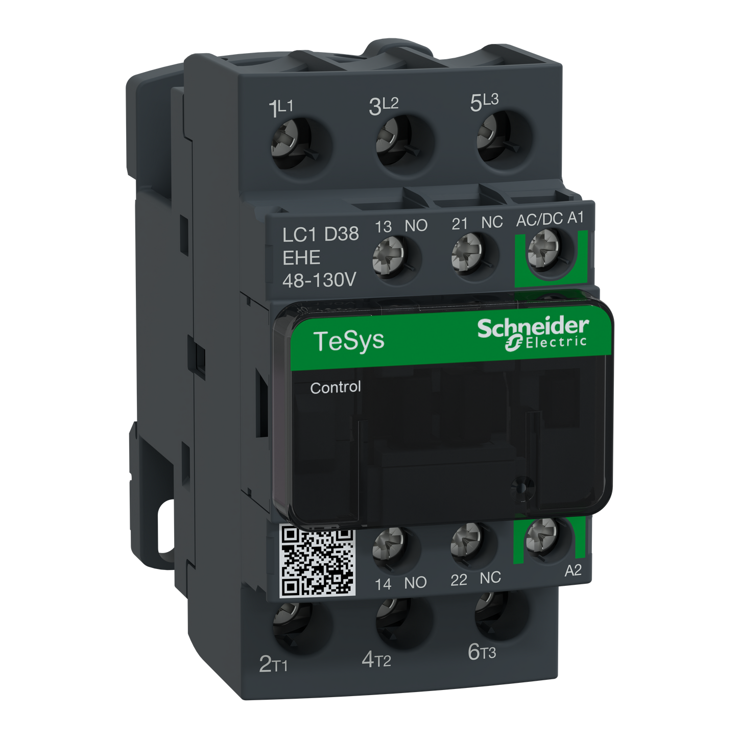 Schneider Electric-LC1D38EHE-TeSys D - contacteur - 3P(3 NO) - AC3 - <= 440V 38A - 48 à 130Vca-cc