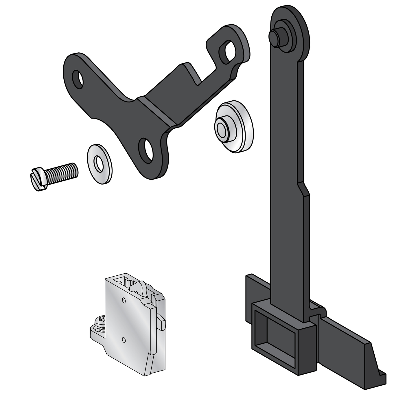Schneider Electric-48585-ComPact NS - Interverrouillage BPO et accessoires manivelle