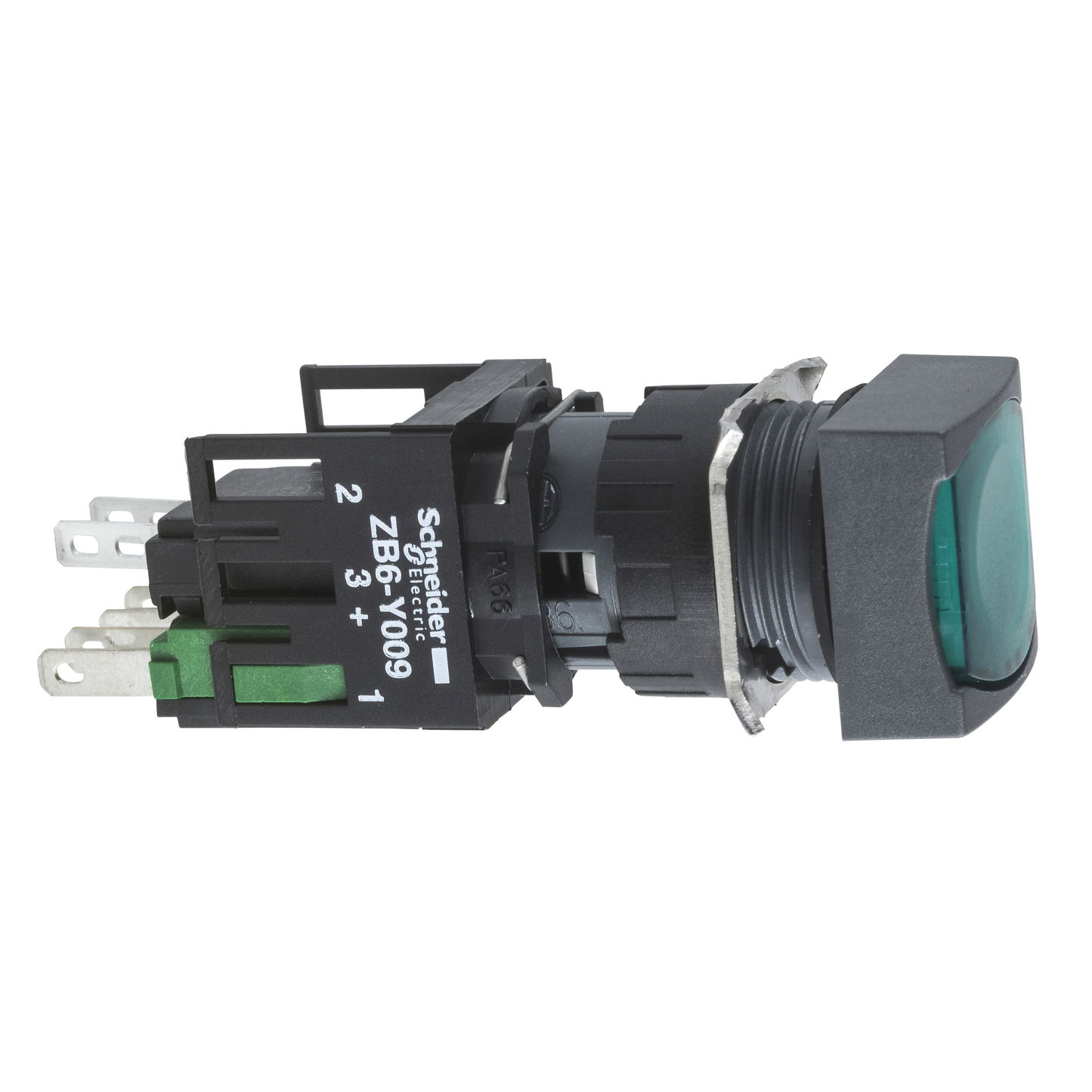 Schneider Electric-XB6CF3B5B-BOUTONPOUSSOIR LUMINEUX V
