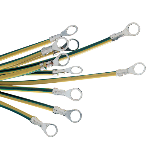 Schneider Electric-NSYEL226D6-PanelSeT - Thalassa - tresse de masse - L220mm section 6mm²