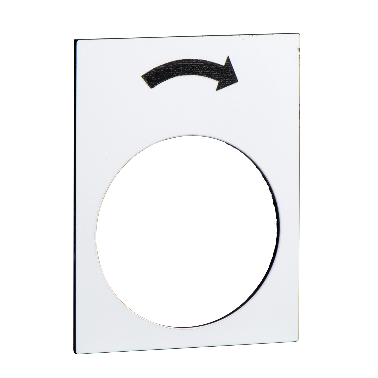 Schneider Electric-ZB2BY4919-Harmony - étiquette - 30x40mm - blanc - rotation droite PV