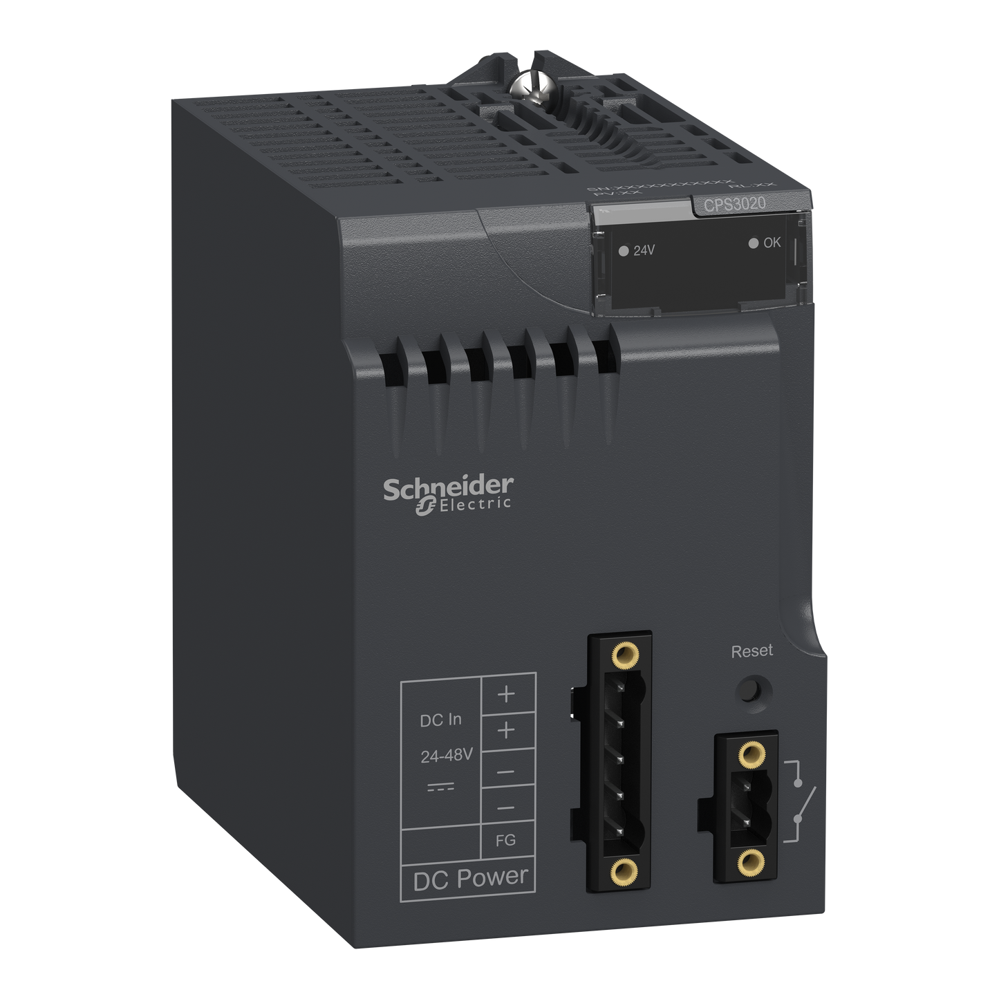 Schneider Electric-BMXCPS3020-Modicon X80 - module d'alimentation - 24..48Vcc - 31,2W