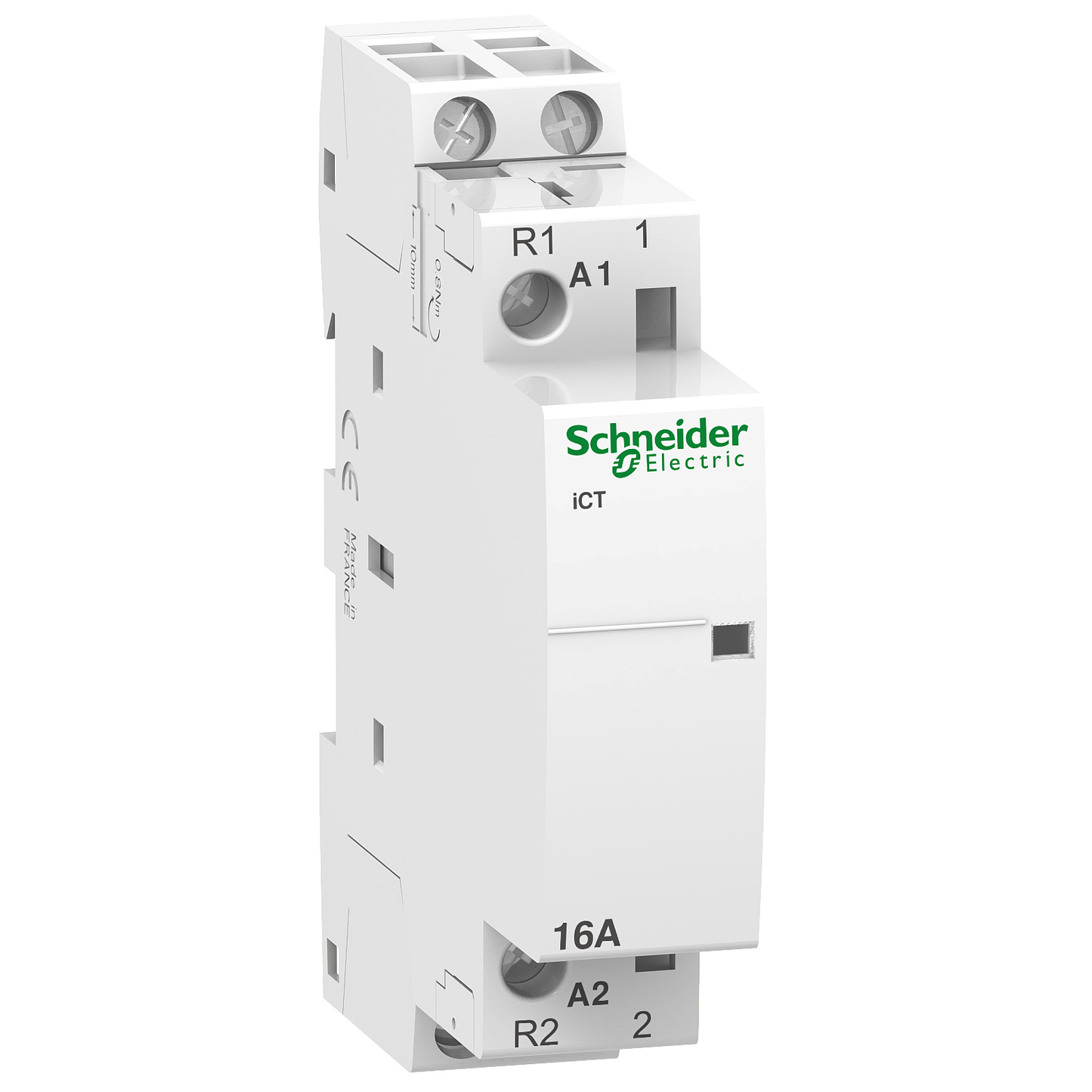 Schneider Electric-A9C22115-Acti9 iCT - Contacteur auxiliarisable - 2P - 16A - 1NO+1NF - 24Vca - 50Hz
