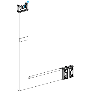 Schneider Electric-KSA400DLE4CFM-CANALIS ML-COUDE 400A SUR MESURE AVEC CO CANALIS ML-COUDE 400A SUR MESURE