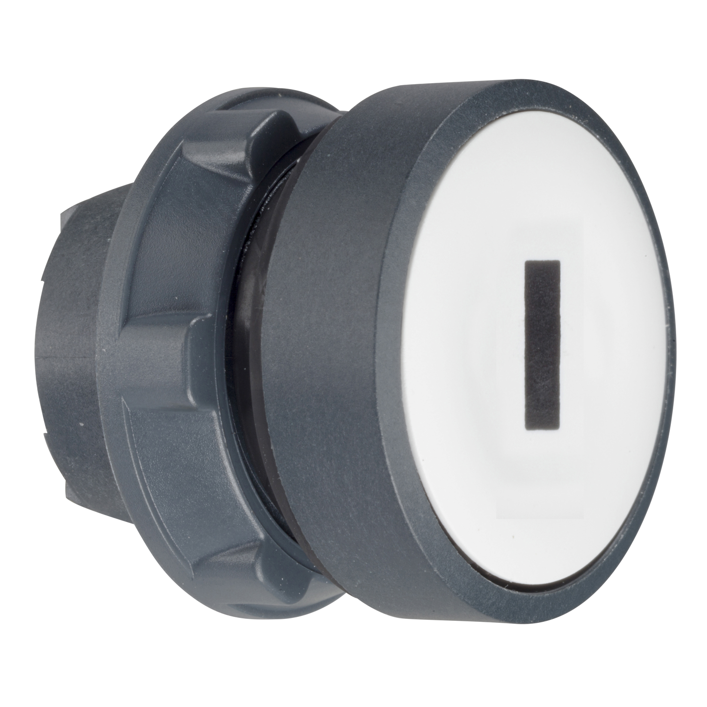Schneider Electric-ZB5AA131-Harmony XB5 - tête bouton poussoir - affleurant - Ø22 - blanc - texte 'I'