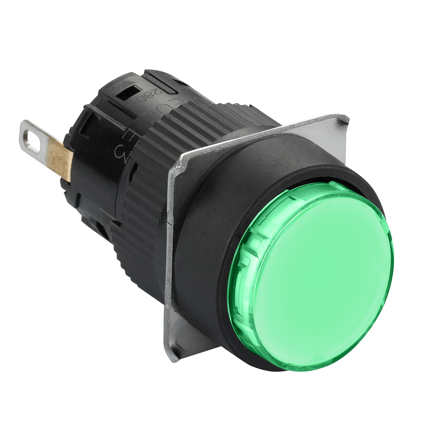 Schneider Electric-XB6EAV3BP-Harmony XB6 - voyant rond - Ø16mm - IP65 - DEL intégrée - 24V - cosses - vert