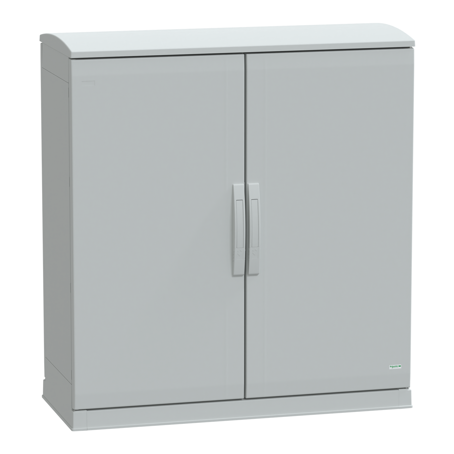 Schneider Electric-NSYPLAZT10104G-Thalassa - Armoire polyester socle +toit 1000x1000x420 - IP44 Ral 7035