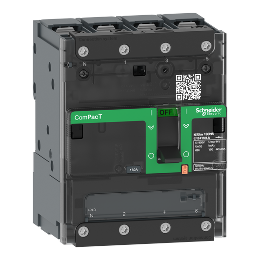Schneider Electric-C124160BS-NSXmNA INTER 4P 160A COSSE