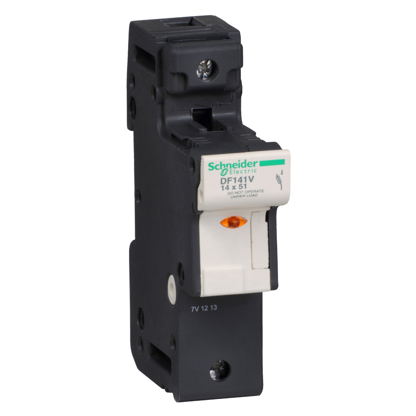 Schneider Electric-DF141V-PORTE-FUS 1P 50A POUR FUSIBLE 14 X 51 MM / VOYANT FUSION FUSIBLE