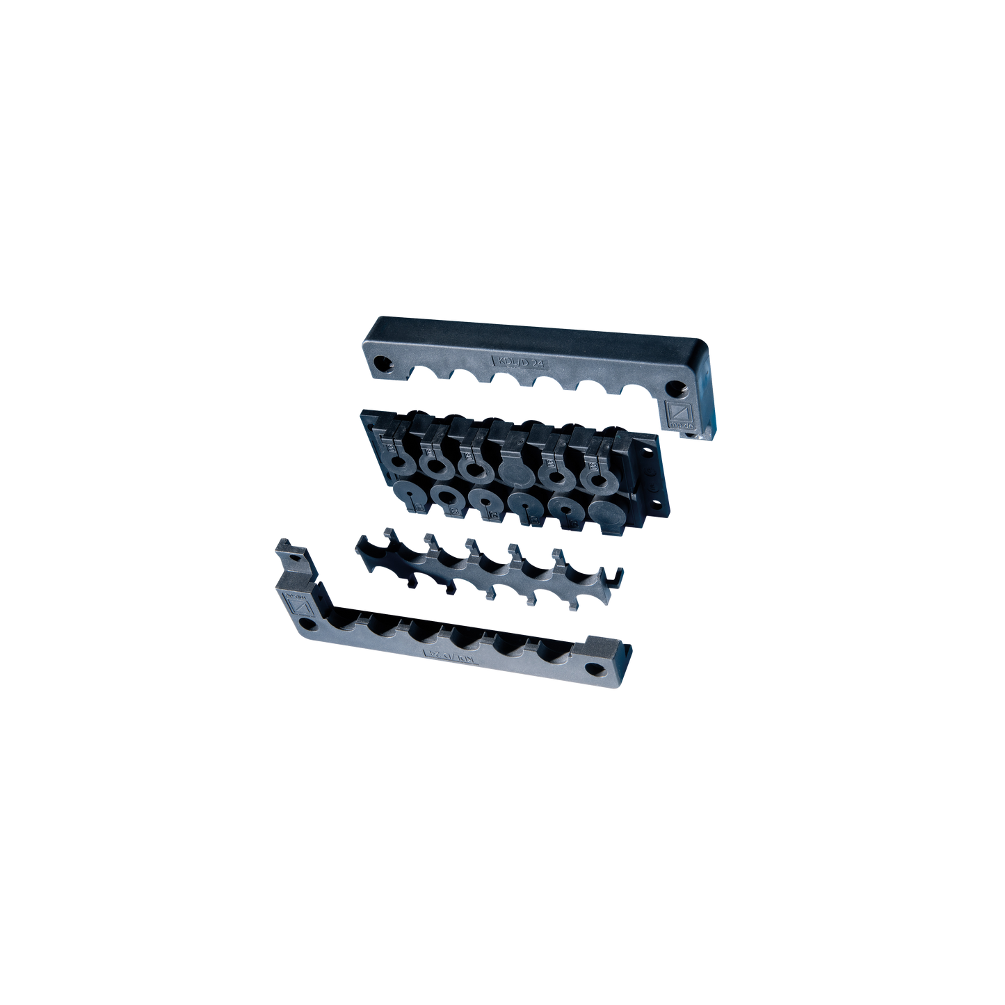 Schneider Electric-NSYDCD2412-Plaque 12entrées câbl 112x36mm