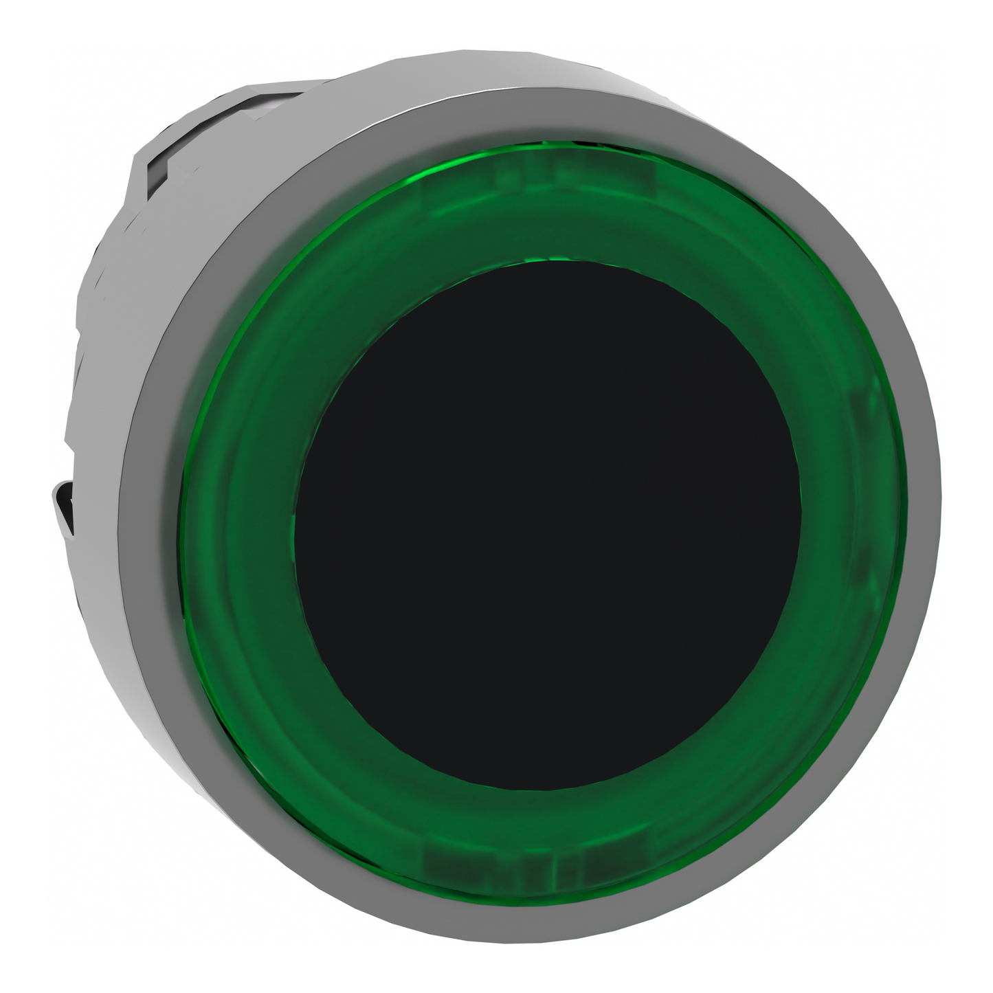 Schneider Electric-ZB4BW933-Harmony XB4 - tête bouton poussoir lumineux DEL - Ø22 - anneau - vert