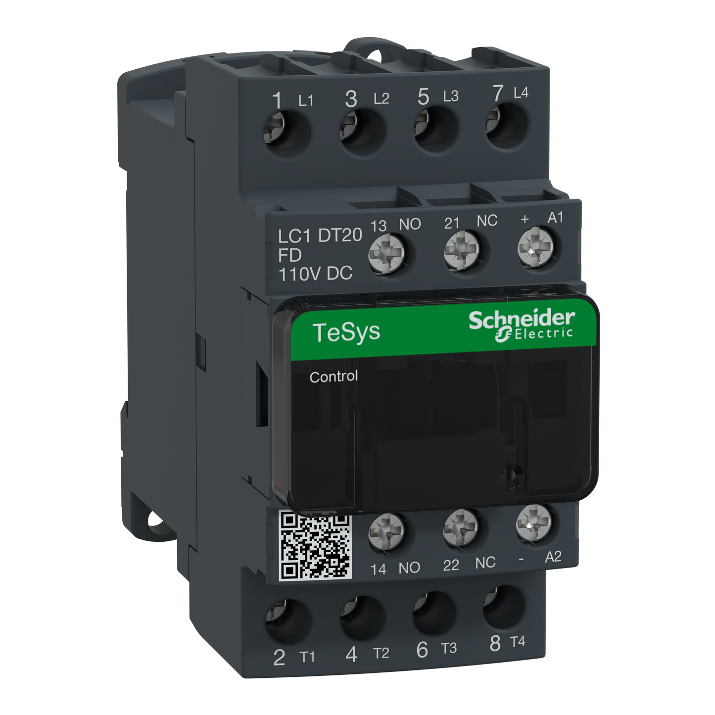 Schneider Electric-LC1DT20FD-TeSys LC1D - contacteur - 4P - AC-1 440V - 20A - bobine 110Vcc