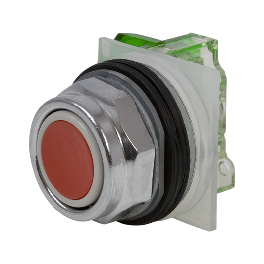 Schneider Electric-9001KR1RH5-Harmony 9001K - BP rouge - Ø30 - carter total - ressort de rappel - 1F