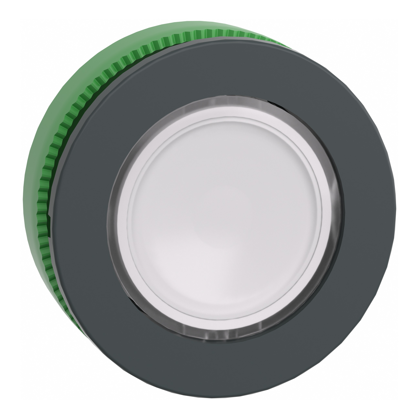 Schneider Electric-ZB5FA18-Harmony XB5 - tête bouton poussoir à impulsion - flush - pour étiq - blanc