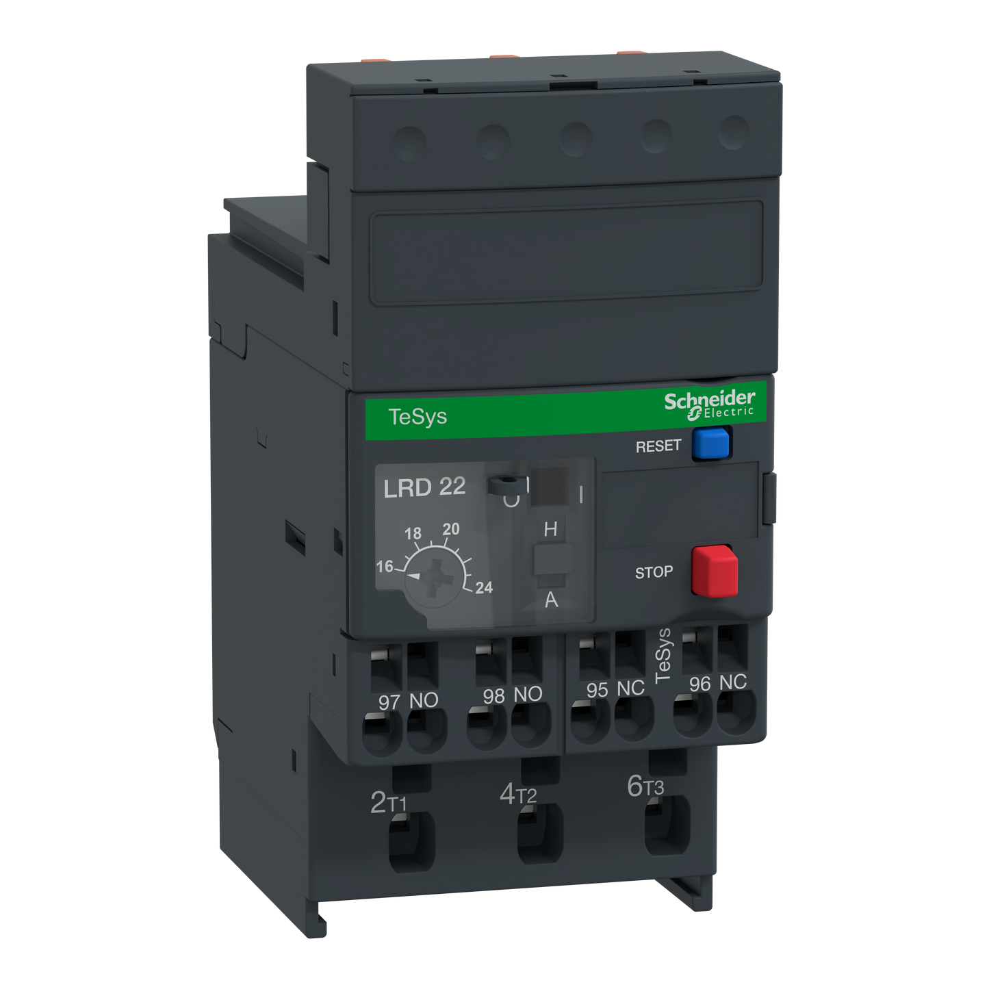 Schneider Electric-LRD223-TeSys LRD - relais de protection thermique - 16..24A - classe 10A