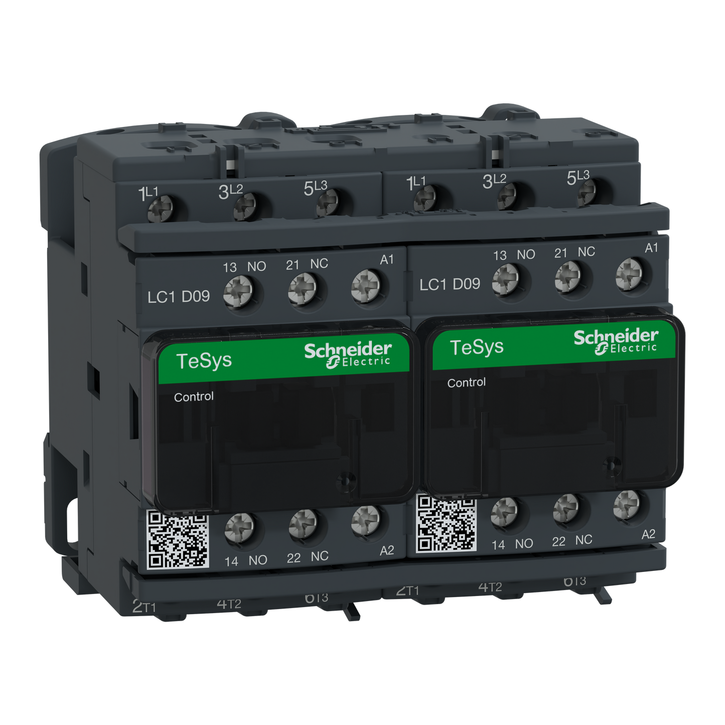 Schneider Electric-LC2D09U7V-TeSys LC2D - contacteur inverseur - 3P - AC-3 440V - 9A - bobine 240Vca