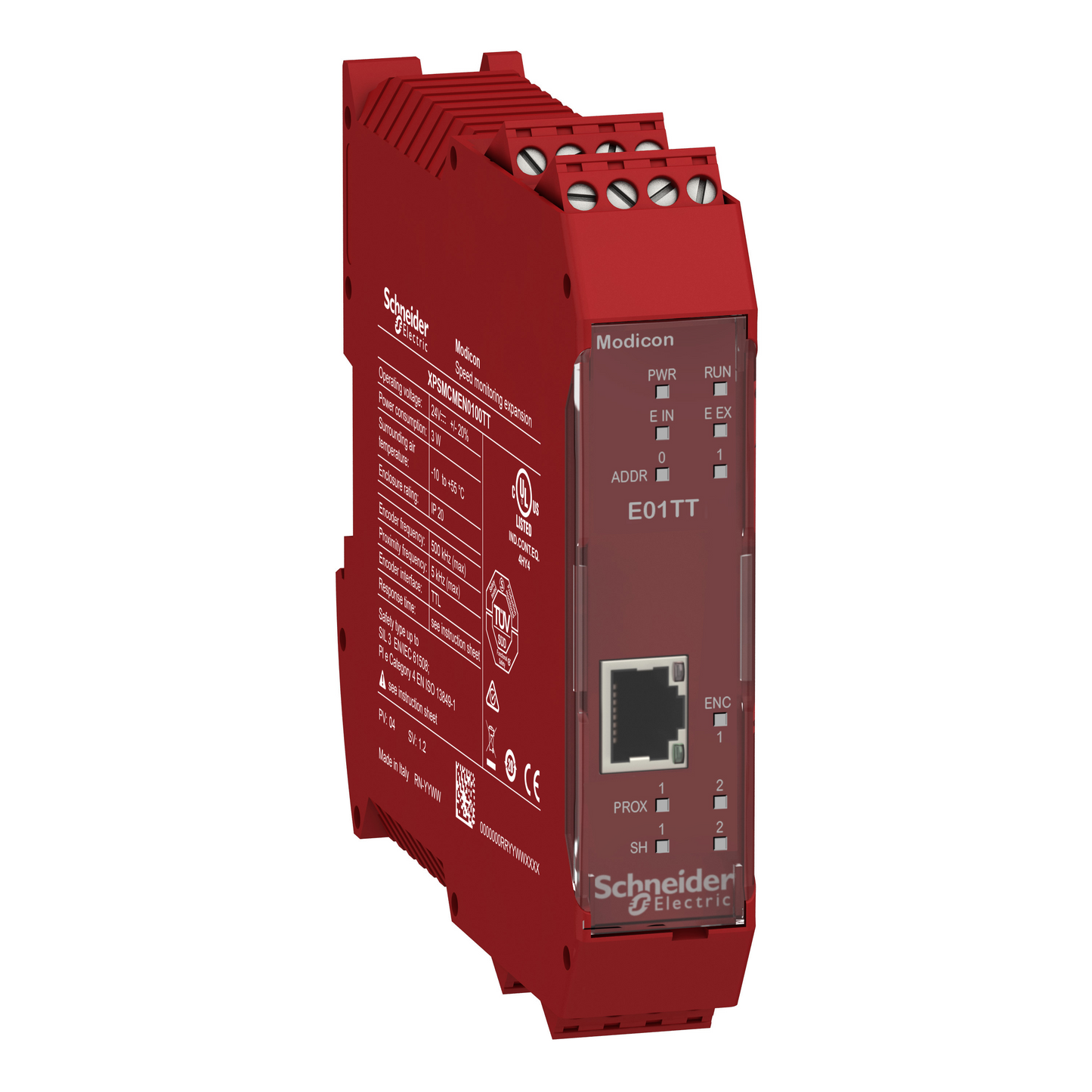 Schneider Electric-XPSMCMEN0100TT-Preventa XPSMCM - module de contrôle de vitesse codeur TTL connecteur à vis