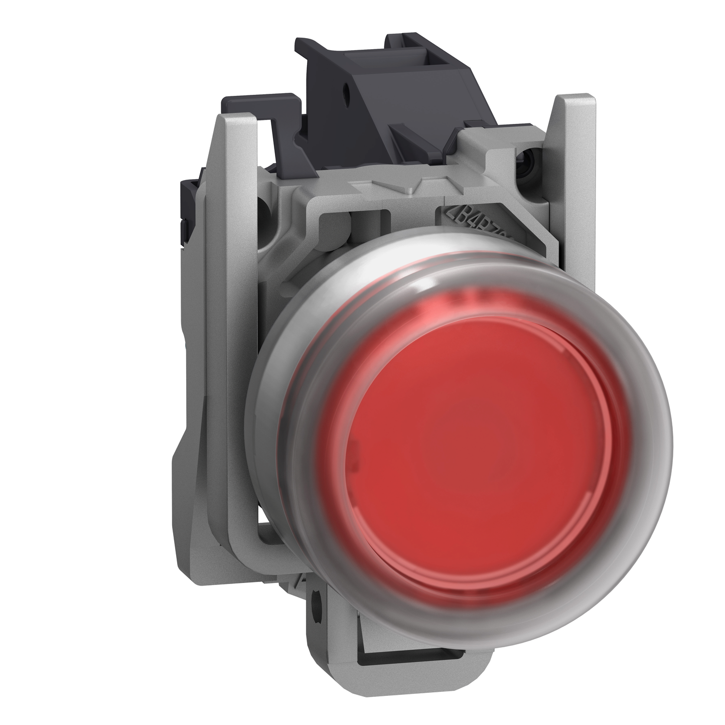Schneider Electric-XB4BP482GEX-Harmony XB4 - bouton poussoir à imp Atx gaz - Ø22 - pour étiq - rouge - 1O - vis