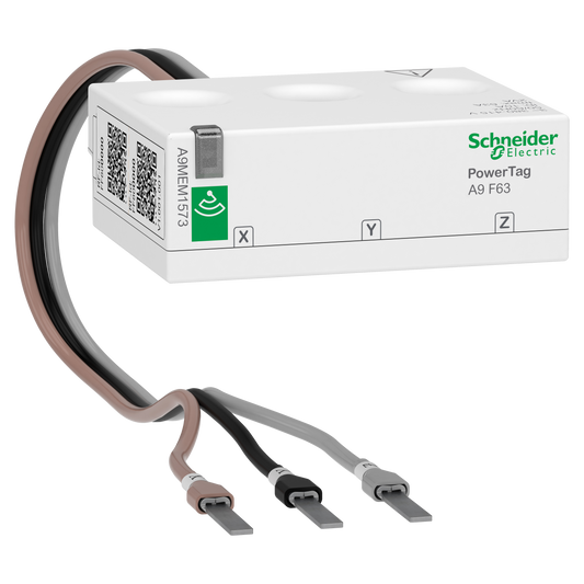 Schneider Electric-A9MEM1573W-W-Capteur mes. RF 3P 63A Flex