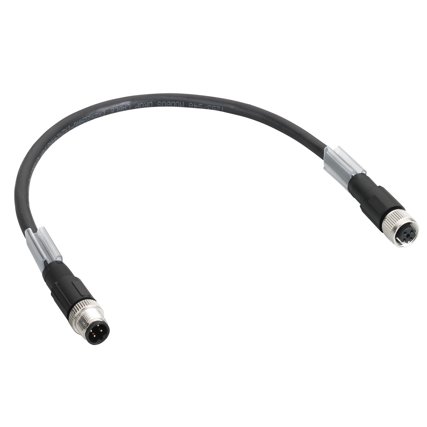 Schneider Electric-TCSXCN1M1F1E-Modicon TM - Bus cable,straight,m12-b,