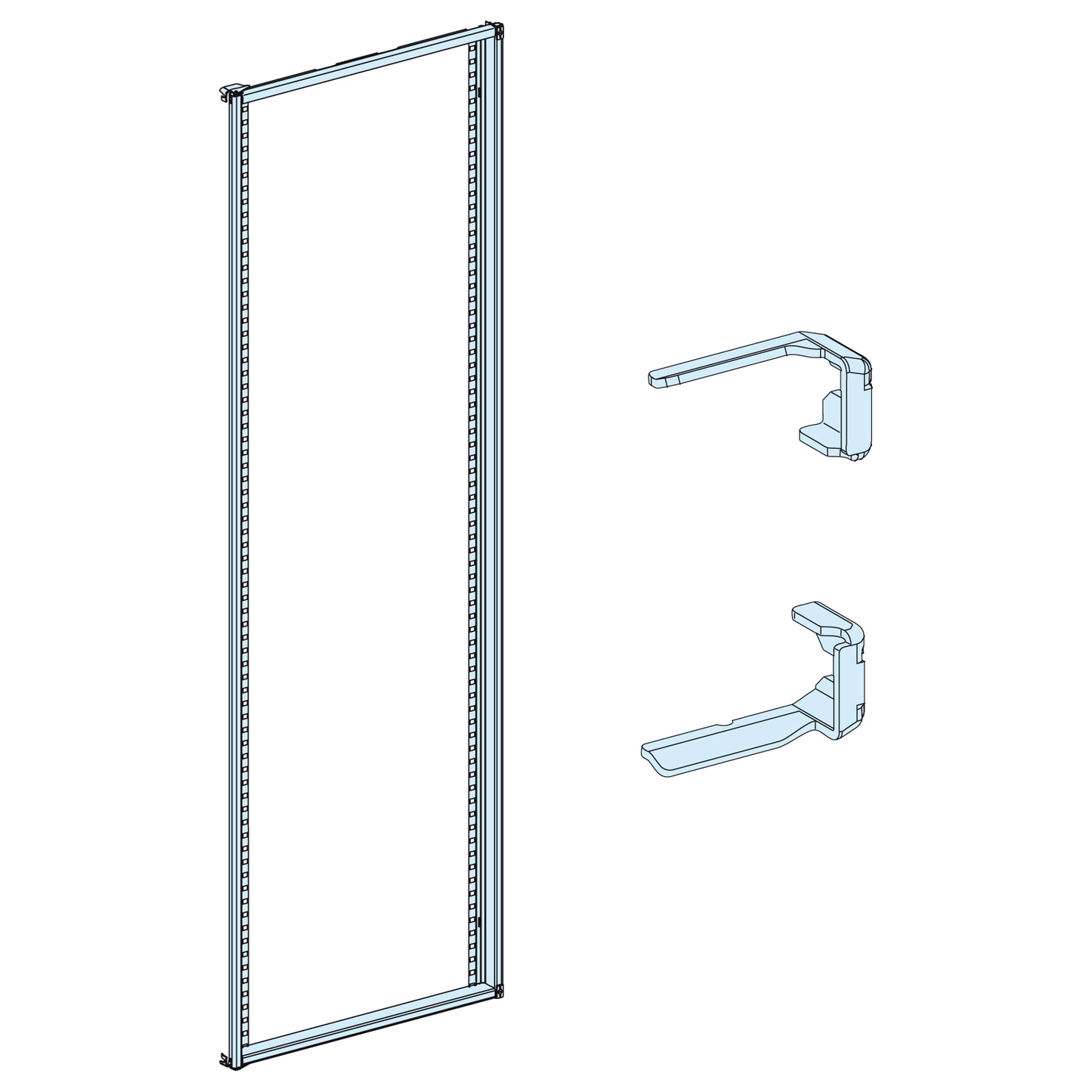 Schneider Electric-LVS08564-PrismaSeT P - Cadre support plastron 36M - L400