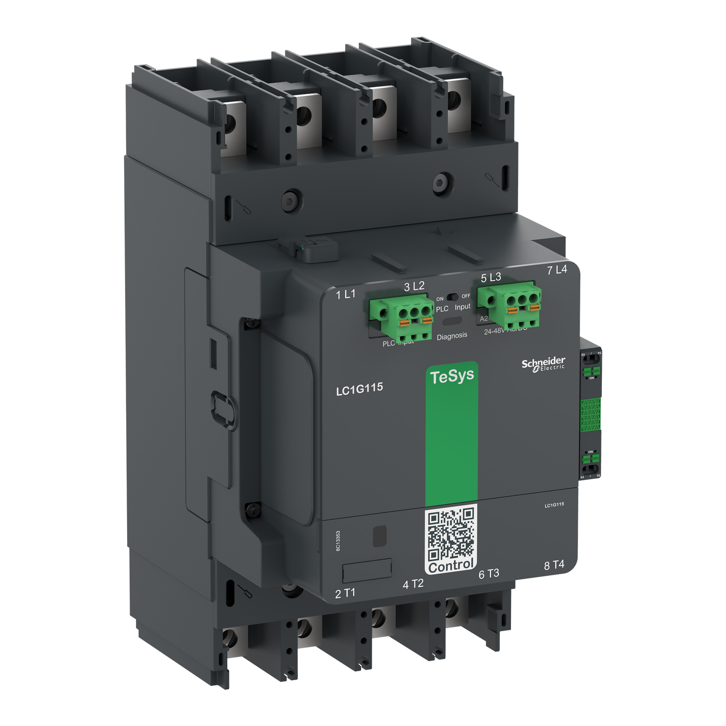 Schneider Electric-LC1G2254BEEA-Contacteur TeSysG225 4P Advanced 24-48V ACDC