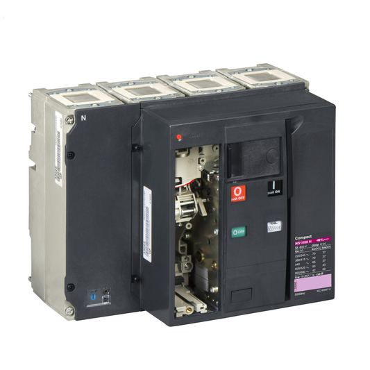 Schneider Electric-33295-ComPact NS1000H - bloc coupure - 4P - 70kA - fixe électrique
