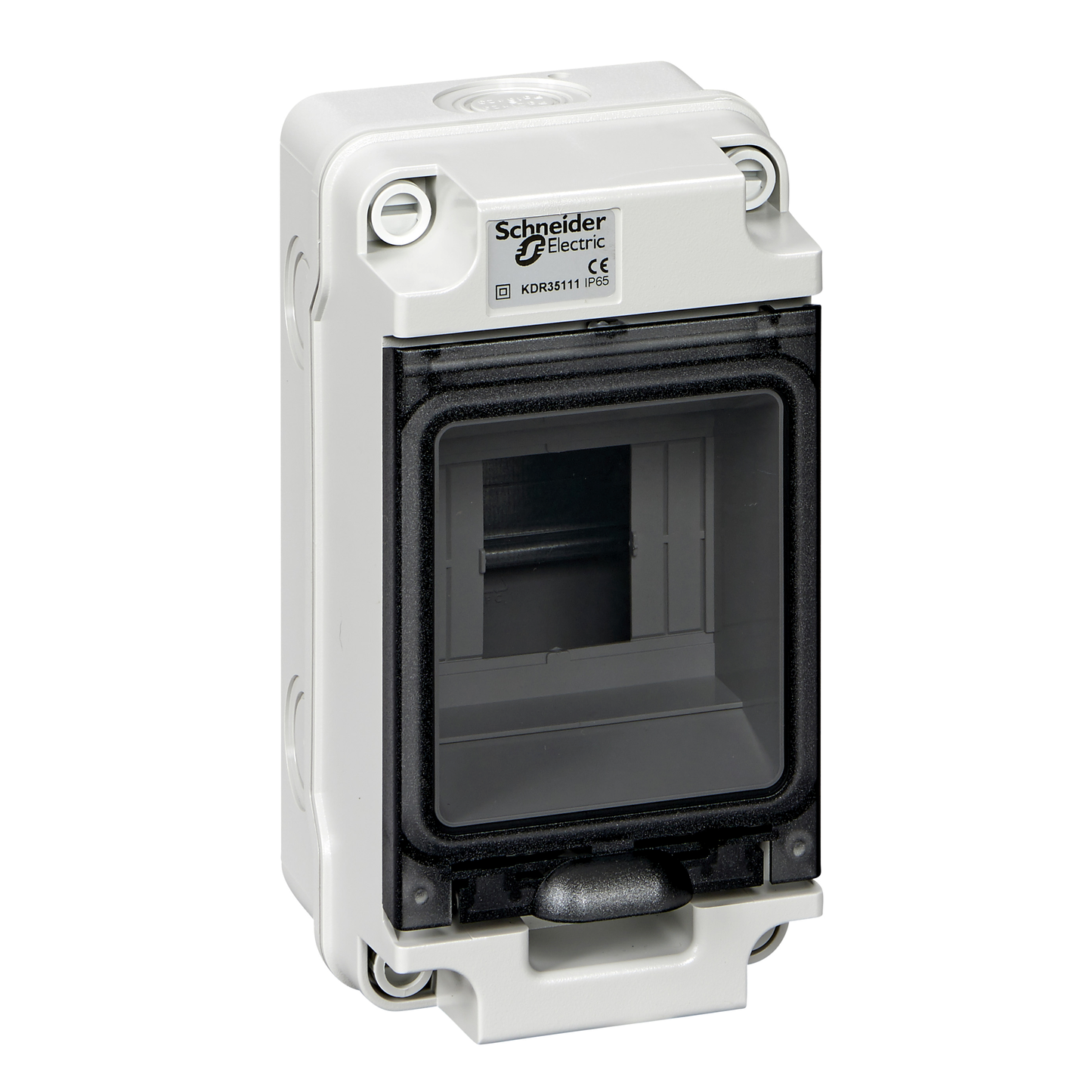 Schneider Electric-KDR35111-MUREVA XT coffret étanche pour appareillage modulaire 1 rangée 4 modules IP65