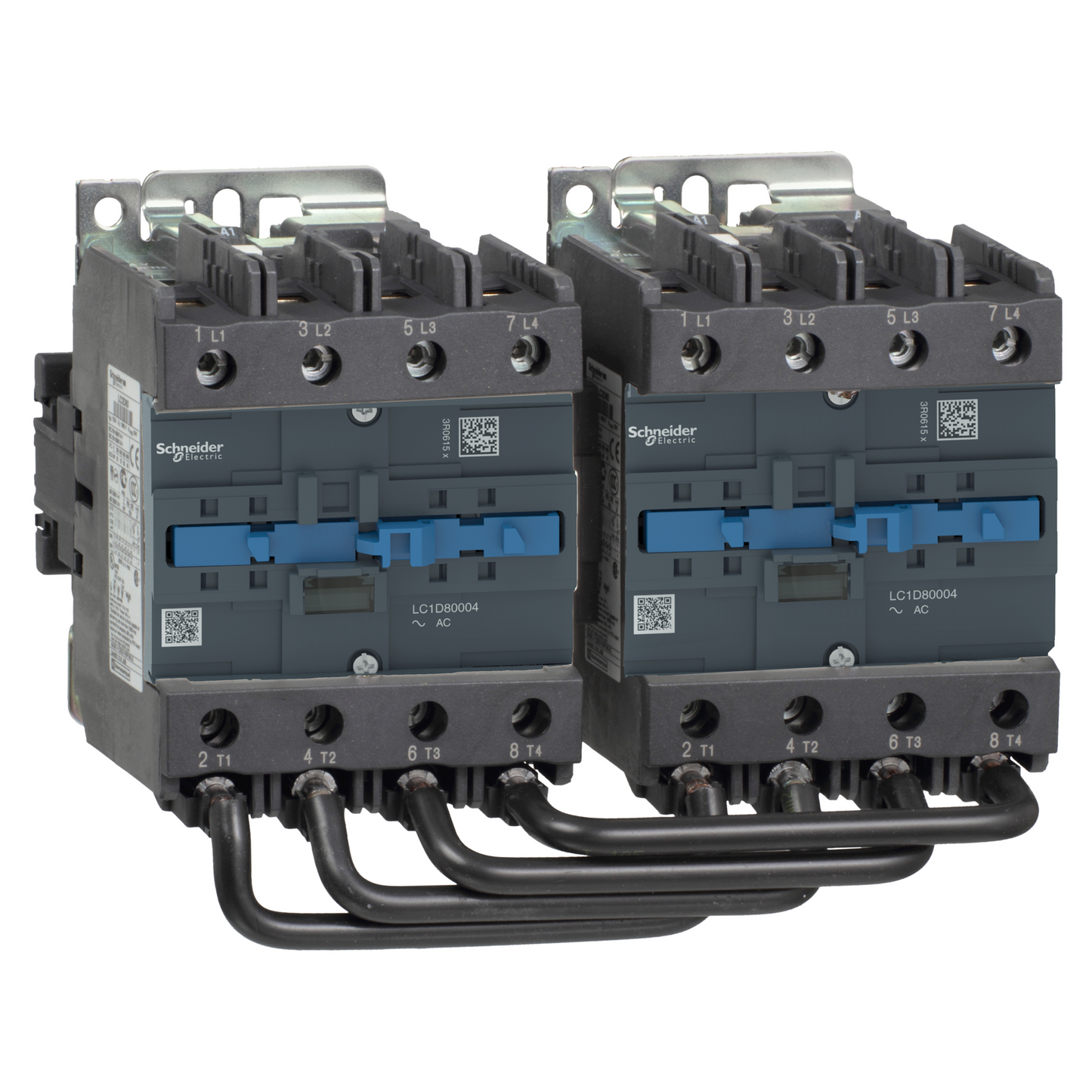 Schneider Electric-LC2D80004P7-TeSys LC2D - contacteur inverseur - 4P - 4F - AC-1 440V - 125A - 230Vca 50/60Hz