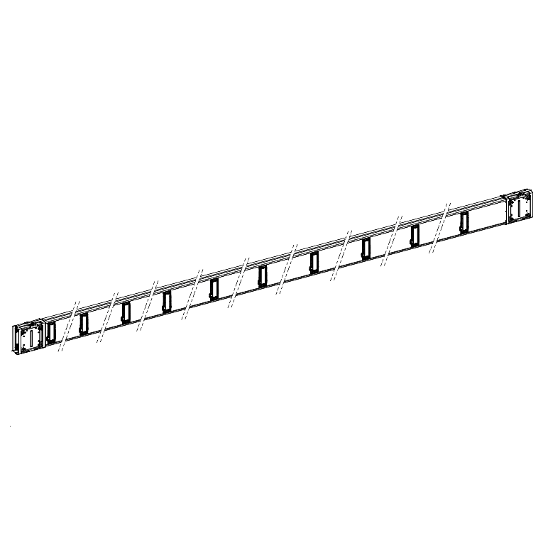 Schneider Electric-KSA250ED45020-Canalis KSA - élément droit 250A - 5m - 3L+N+PE - 20 fenêtres